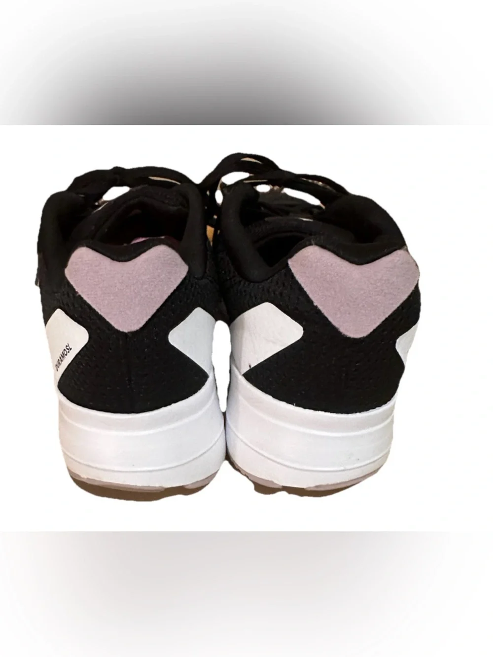 Adidas Duramo SL Running Shoes In Core Black Bliss Lilac Size 10 Women's